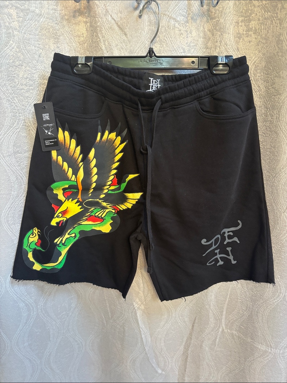 Ed Hardy Graphic Eagle Shorts